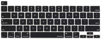 MOSISO Keyboard Cover Compatible with MacBook Pro 13 inch M2 2023, 2022, 2021 2020 M1 A2338 A2289 A2251&Compatible with MacBook Pro 16 2020 2019 A2141 Touch ID,Protective Silicone Skin, Airy Blue