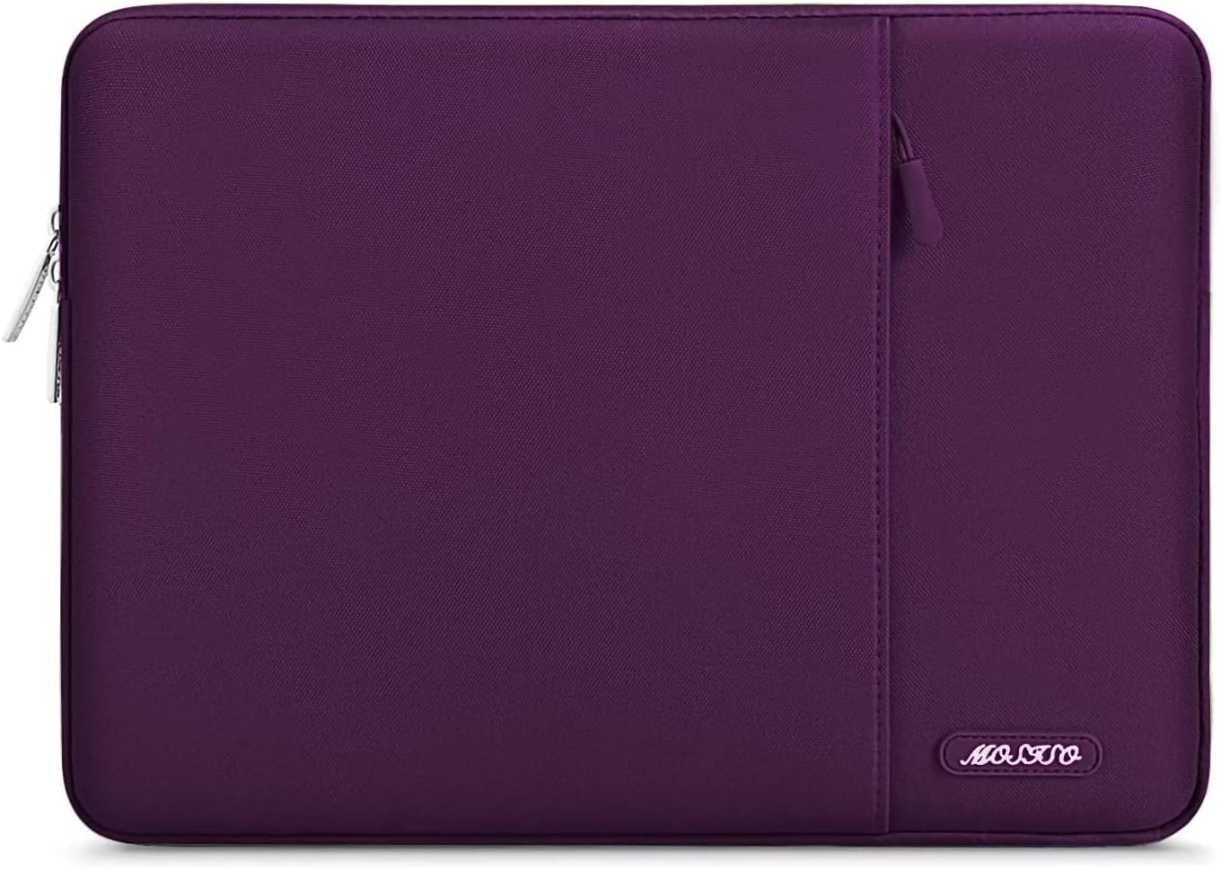 MOSISO Laptop Case 13-18.5 inch, 12.3 13 13.3 14 15 16 17.3 18.5 24 inch Laptop Sleeve Compatible with MacBook Pro 16 M5 M4 M3 M2 M1, HP Acer Dell Lenovo ASUS, Polyester Vertical Computer Sleeve Bag with Pocket, Black