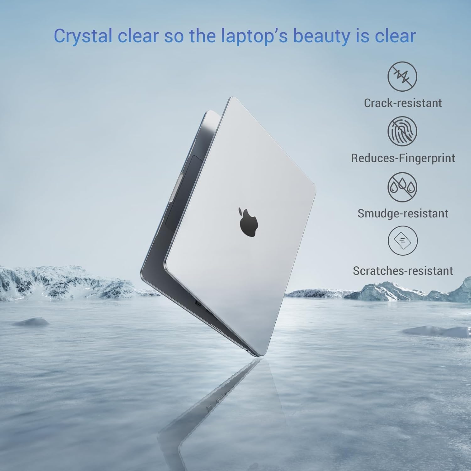 MOSISO Compatible with MacBook Air 13 inch Case M5 2026 M4 2025 M3 M2 2024-2022 A3449 A3240 A3113 A2681. Scratches-Resistant Protective Hard Shell for MacBook Air 13.6 inch Case. Crystal Clear : Electronics iMosiso