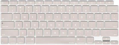 MOSISO Keyboard Cover Compatible with MacBook Air 13 inch 2022 2021 2020 Release A2337 M1 A2179 Retina Display with Touch ID Backlit Magic Keyboard, Waterproof Protective Silicone Skin, Black