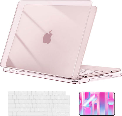 MOSISO Compatible with MacBook Neo Case 13 inch 2026 Release Model A3404 with A18 Pro Chip, Ultra-Thin Protective Crystal Hard Shell Case&Keyboard Cover&Screen Protector, Clear mysite