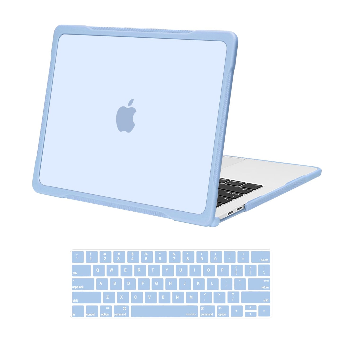 MOSISO Compatible with MacBook Pro 13 inch Case M2 2025-2016 A2338 M1 A2251 A2289 A2159 A1989 A1708 A1706, Soft TPU Bumper Anti-Cracking&Anti-Fingerprint Plastic Hard Case&Keyboard Cover, Pink