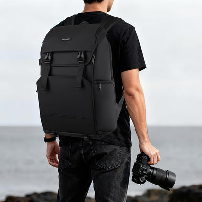 MOSISO Camera Backpack with Custom Padded Dividers. Side Quick Access for DSLR, Mirrorless & 15-16" Laptops
