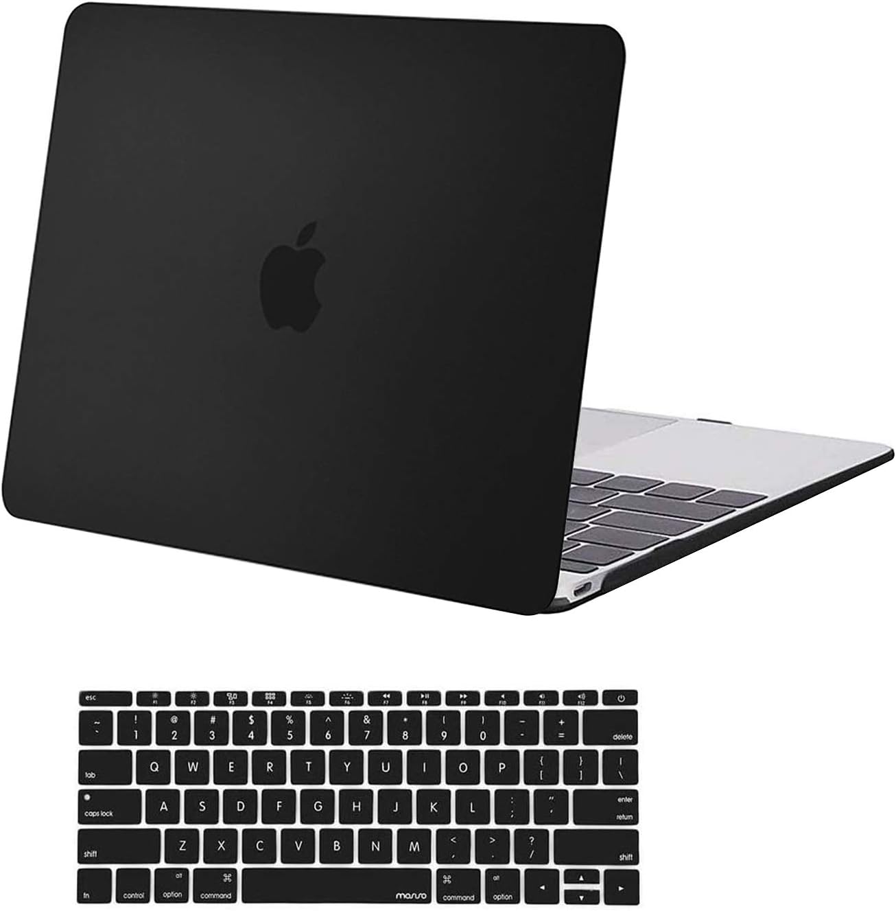 MOSISO Compatible with MacBook 12 inch Case A1534,2017-2015, Crystal Clear | Protective Scratch-Resistant Plastic Hard Shell Case & Keyboard Cover Skin