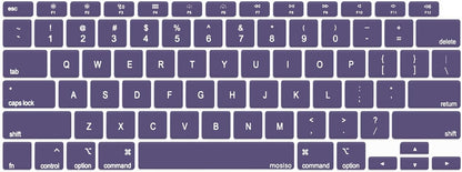 MOSISO Keyboard Cover Compatible with MacBook Air 13 inch 2022 2021 2020 Release A2337 M1 A2179 Retina Display with Touch ID Backlit Magic Keyboard, Waterproof Protective Silicone Skin, Black