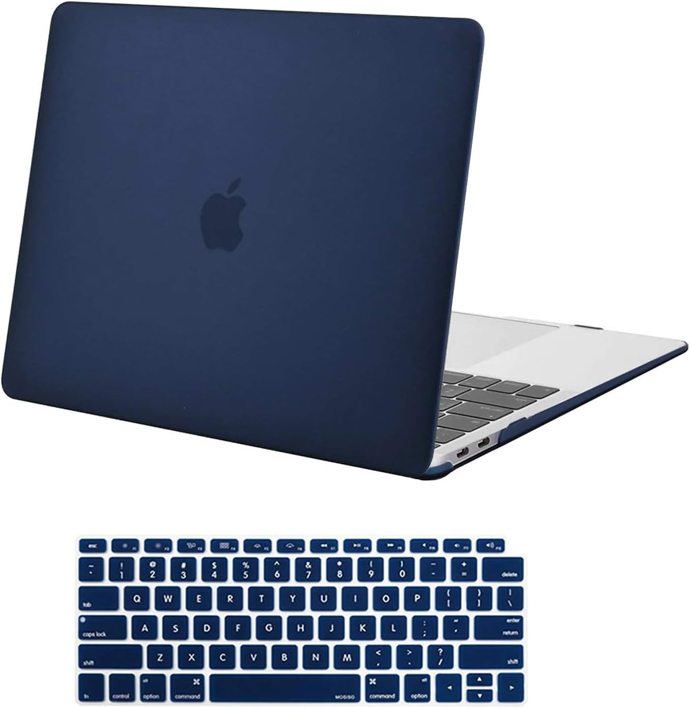 MOSISO Compatible with MacBook Air 13 inch Case M1 2021 2020 2019 2018 Release A2337 A2179 A1932 Touch ID, Plastic Hard Shell Cover&Keyboard Cover for MacBook Air 13.3 inch Case M1, Transparent mysite