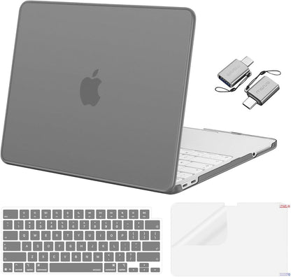 MOSISO Crack-Resistant Cover Compatible with MacBook Neo Case 13 inch 2026 Release Model A3404 with A18 Pro Chip, Protective Hard Shell&Keyboard Cover&Screen Film&Type C