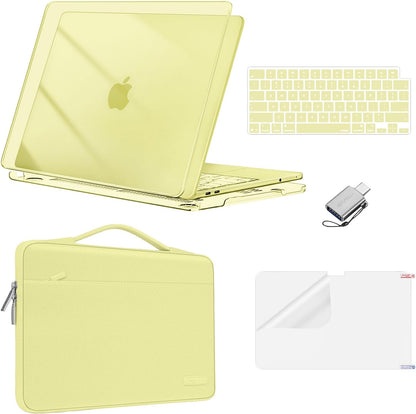 MOSISO Compatible with MacBook Neo Case 13 inch 2026 Release Model A3404 with A18 Pro Chip, Scratch-Resistant Protective Hard Shell&Sleeve Bag&Keyboard Cover&Screen Protector&Type C