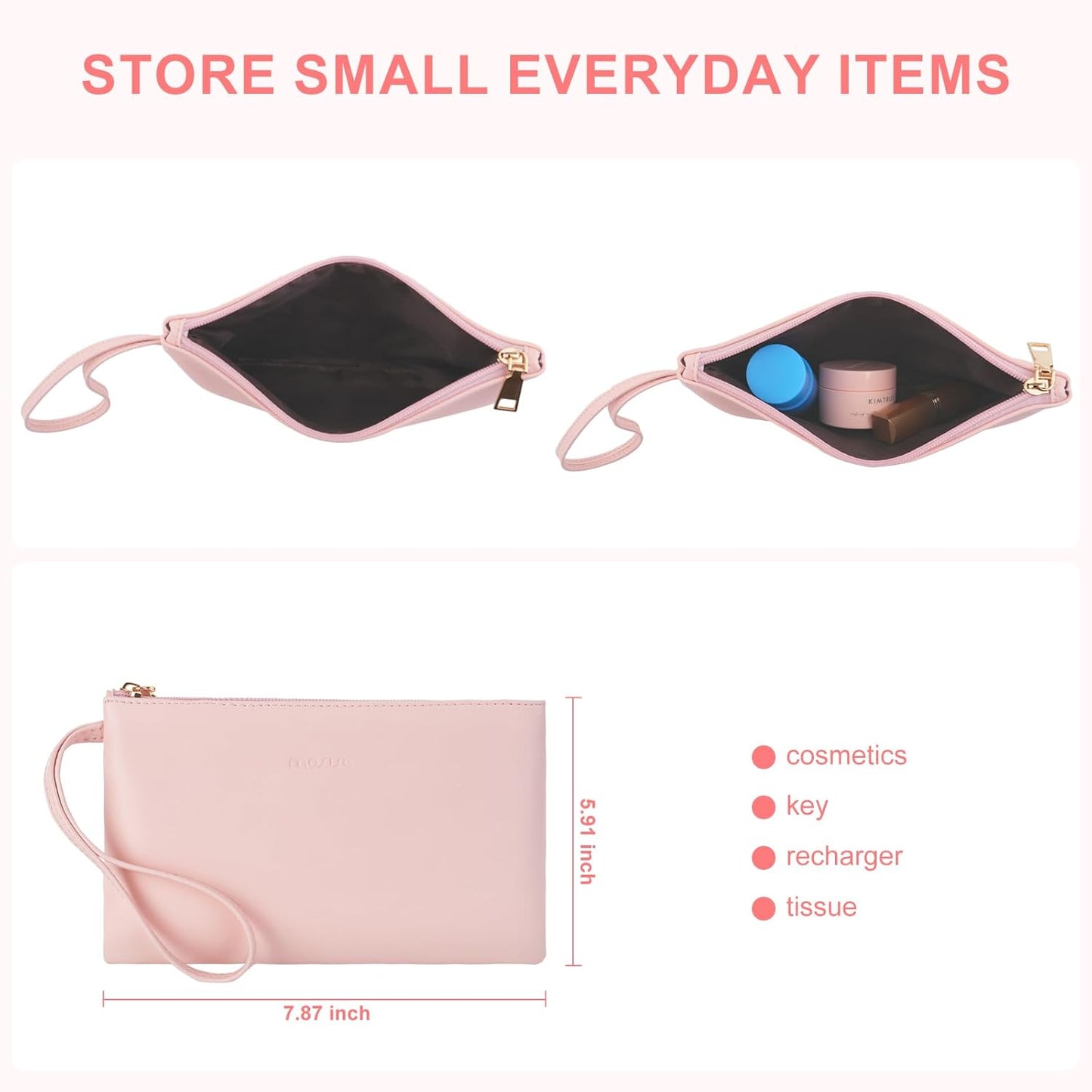 MOSISO Laptop Tote Bag for Women, 15.6 inch Waterproof PU Leather Laptop Bag, Vertical Curved Line Computer Briefcase, Large Capacity Teacher Work Handbag for Business Office, Pink