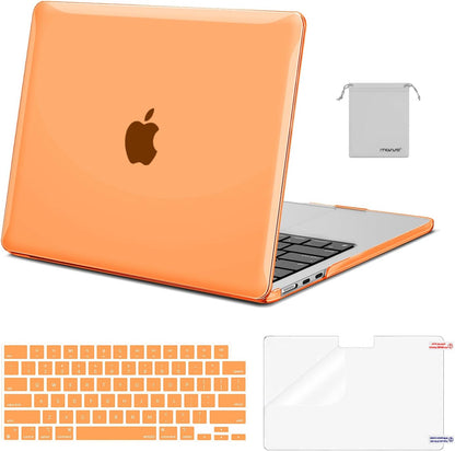 MOSISO Compatible with MacBook Air 13 inch Case M2-M5 2022-2026 A3449 A3240 A3113 A2681, 4 in 1 Protective Kit: Hard Shell, Keyboard Cover, Screen Film & Storage Pouch