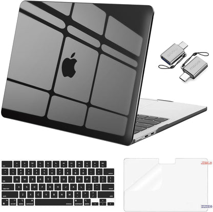 MOSISO Compatible with MacBook Air 13 inch Case M2-M5 2022-2026 A3449 A3240 A3113 A2681, 3 in 1 Heavy Duty Crack Resistant Hard Case with TPU Bumper
