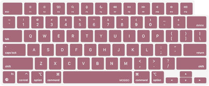 MOSISO Keyboard Cover Skin Compatible with MacBook Air 15 inch M3 A3114 M2 A2941/Air 13.6 A3113 A2681/Pro 14/16 M4 M3 M2 M1
