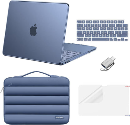 MOSISO Compatible with MacBook Neo Case 13 inch 2026 Release Model A3404 with A18 Pro Chip, Scratch-Resistant Protective Hard Shell&Puffy Sleeve Bag&Keyboard Skin&Screen Film&Type C