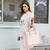 MOSISO Laptop Tote Bag for Women, 15.6 inch Waterproof PU Leather Laptop Bag, Vertical Curved Line Computer Briefcase, Large Capacity Teacher Work Handbag for Business Office, Pink