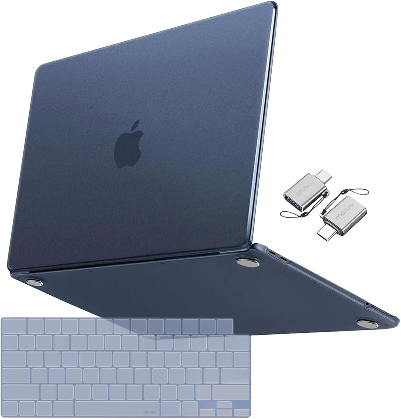 MOSISO Matte Cover Compatible with MacBook Neo Case 13 inch 2026 Model A3404, Ultra-Thin Precision Fit Scratch & Fingerprint Resistant Hard Shell Case&TPU Keyboard Cover&Type C, Black Clear mysite