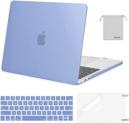 MOSISO Compatible with MacBook Pro 13 inch Case M2 2026 2025 2024 2023 2022-2016 A2338 M1 A2251 A2289 A2159 A1989 A1708 A1706,Plastic Hard Shell&Keyboard Cover&Screen Film&Storage Bag, Black