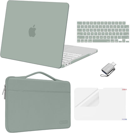 MOSISO Compatible with MacBook Neo Case 13 inch 2026 Release Model A3404 with A18 Pro Chip, Scratch-Resistant Protective Hard Shell&Sleeve Bag&Keyboard Cover&Screen Protector&Type C