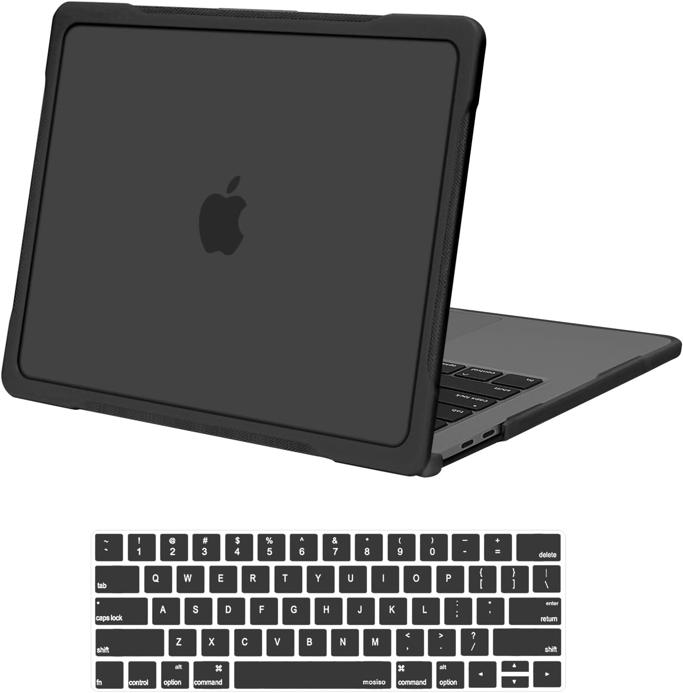 MOSISO Compatible with MacBook Pro 13 inch Case M2 2026-2016 A2338 M1 A2251 A2289 A2159 A1989 A1708 A1706, Crack-Resistant Plastic Hard Case with Soft TPU Bumper&Keyboard Cover
