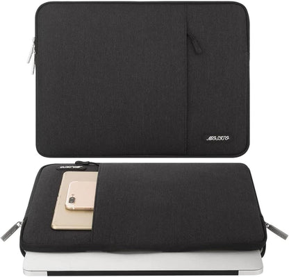 MOSISO Laptop Case 18.5 inch, Laptop Sleeve Compatible with ASUS | Gaming Monitor HP Dell Lenovo Notebook | Polyester Vertical Computer Sleeve Bag | with Pocket | Black