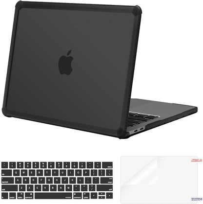 MOSISO Crack-Resistant Cover Compatible with MacBook Pro 13 inch Case M2/M1 2026-2016 A2338 A2251 A2289 A2159 A1989 A1708 A1706,Heavy Duty Shell with TPU Bumper&Keyboard Cover&ScreenFilm
