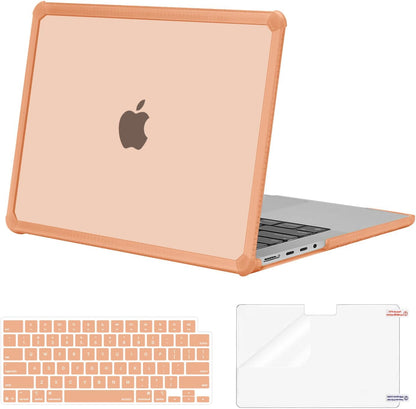 MOSISO Compatible with MacBook Pro 14 inch Case M5-M1 2026-2021 A3427 A3426 A3434 A3112 A3185 A3401 A2918 A2992 A2779 A2442,3 in 1 Kit Anti-Crack Hard Shell with TPU Bumper