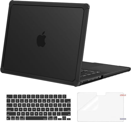 MOSISO Compatible with MacBook Pro 14 inch Case M5-M1 2026-2021 A3427 A3426 A3434 A3112 A3185 A3401 A2918 A2992 A2779 A2442,3 in 1 Kit Anti-Crack Hard Shell with TPU Bumper