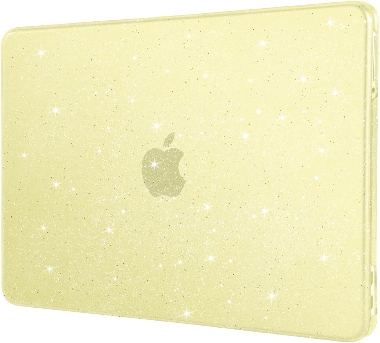 MOSISO Compatible with MacBook Neo Case 13 inch 2026 Release Model A3404 with A18 Pro Chip, Sparkly Glitter Crack & Scratch Resistant Ultra-Thin Protective Hard Shell Case Cover, Clear mysite