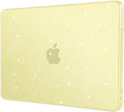 MOSISO Compatible with MacBook Neo Case 13 inch 2026 Release Model A3404 with A18 Pro Chip, Sparkly Glitter Crack & Scratch Resistant Ultra-Thin Protective Hard Shell Case Cover, Clear mysite