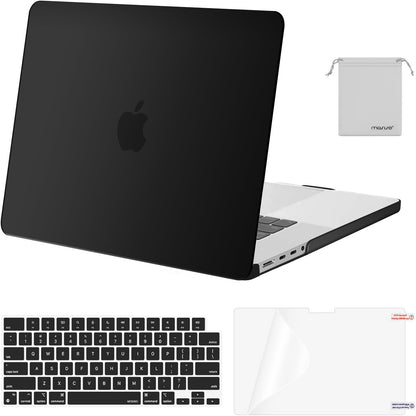 MOSISO 4 in 1 Multi-Color Hard Shell Case Compatible with MacBook Pro 16 Inch M5-M1 2021-2026 A3429 A3428 A3403 A3186 A2991 A2780 A2485, Protective Laptop Cover With Keyboard Cover Screen Film Storage Pouch