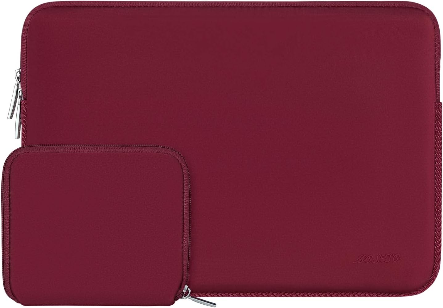 MOSISO Laptop Case 12.3-18.5 inch,12.3 13 13.3 14 15 16 17.3 18.5 inch Laptop Sleeve Bag Compatible with ASUS Gaming Monitor HP Dell Lenovo Notebook, Neoprene Computer Sleeve Bag with Small Case, Black