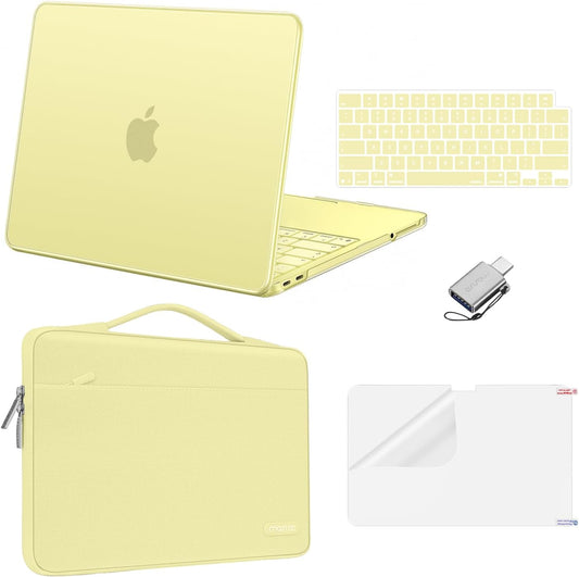 MOSISO Compatible with MacBook Neo Case 13 inch 2026 Release Model A3404 with A18 Pro Chip, Scratch-Resistant Protective Hard Shell&Sleeve Bag&Keyboard Cover&Screen Protector&Type C