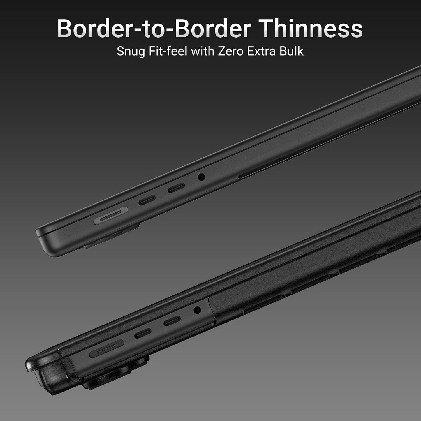 MOSISO Compatible with MacBook Pro 16 inch Case M5 2026 M4 2025 M3 M2 M1 2024-2021 A3429 A3428 A3403 A3186 A2991 A2780 A2485, 4 in 1 Kit Matte Reinforced Corners Protective Hard Shell, Black