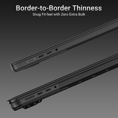 MOSISO Compatible with MacBook Pro 16 inch Case M5 2026 M4 2025 M3 M2 M1 2024-2021 A3429 A3428 A3403 A3186 A2991 A2780 A2485, 4 in 1 Kit Matte Reinforced Corners Protective Hard Shell, Black
