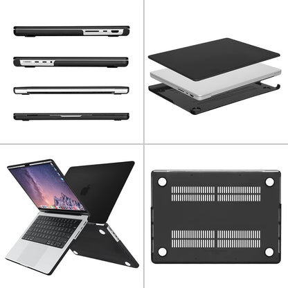 MOSISO Compatible with MacBook Pro 14 inch Case 2025 2024 2023 2022 2021 M5 M4 M3 M2 M1 A3434 A3112 A3185 A3401 A2918 A2992 A2779 A2442, Hard Shell&Keyboard Cover&Screen Film&Pouch,Black iMosiso