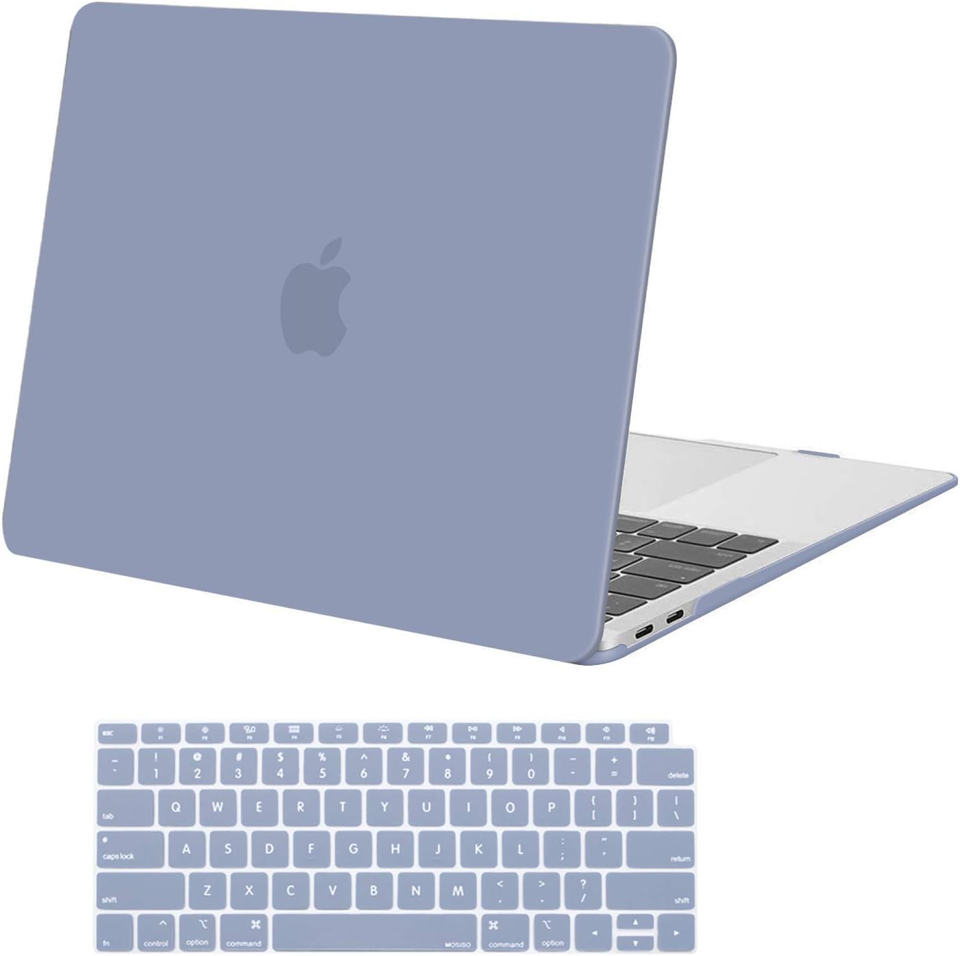 MOSISO Compatible with MacBook Air 13 inch Case M1 2021 2020 2019 2018 Release A2337 A2179 A1932 Touch ID, Plastic Hard Shell Cover&Keyboard Cover for MacBook Air 13.3 inch Case M1, Transparent mysite