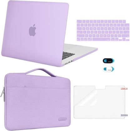 MOSISO Compatible with MacBook Air 13 inch Case M2-M5 2022-2026 A3449 A3240 A3113 A2681, Hard Shell, Sleeve Bag, Keyboard Skin, Webcam Cover & Screen Film