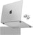 MOSISO Compatible with MacBook Air 15 inch Case 2025 2024 2023 Release M4 A3241 M3 A3114 M2 A2941, Ultra-Thin Natural Original Color Plastic Hard Shell Case & Keyboard Cover & Type C, Frost Clear