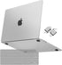 MOSISO Compatible with MacBook Air 15 inch Case 2025 2024 2023 Release M4 A3241 M3 A3114 M2 A2941, Ultra-Thin Natural Original Color Plastic Hard Shell Case & Keyboard Cover & Type C, Frost Clear