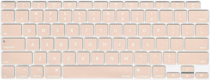 MOSISO Keyboard Cover Compatible with MacBook Air 13 inch 2022 2021 2020 Release A2337 M1 A2179 Retina Display with Touch ID Backlit Magic Keyboard, Waterproof Protective Silicone Skin, Black