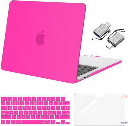 MOSISO Compatible with MacBook Air 13 inch Case M2-M5 2022-2026 A3449 A3240 A3113 A2681, 3 in 1 Heavy Duty Crack Resistant Hard Case with TPU Bumper