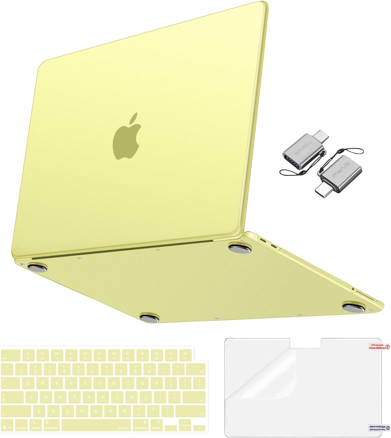 MOSISO Matte Finish Case Compatible with MacBook Neo 13 inch 2026 Release Model A3404, 4 in 1 Kit Ultra-Thin Exact-Fit Scratches & Fingerprints Resistant Protective Hard Shell Case Cover, Black Clear mysite