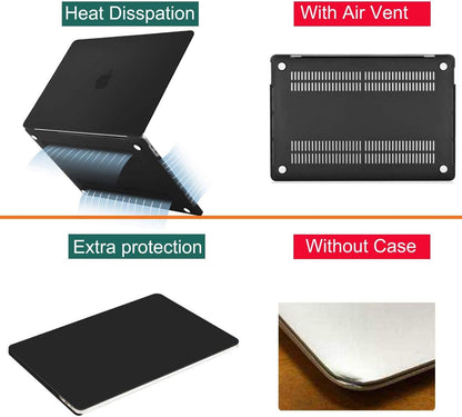 MOSISO Compatible with MacBook Pro 16 inch Case 2020 2019 Release A2141 with Touch Bar, Ultra Slim Protective Plastic Hard Shell Case Cover, Matte Black