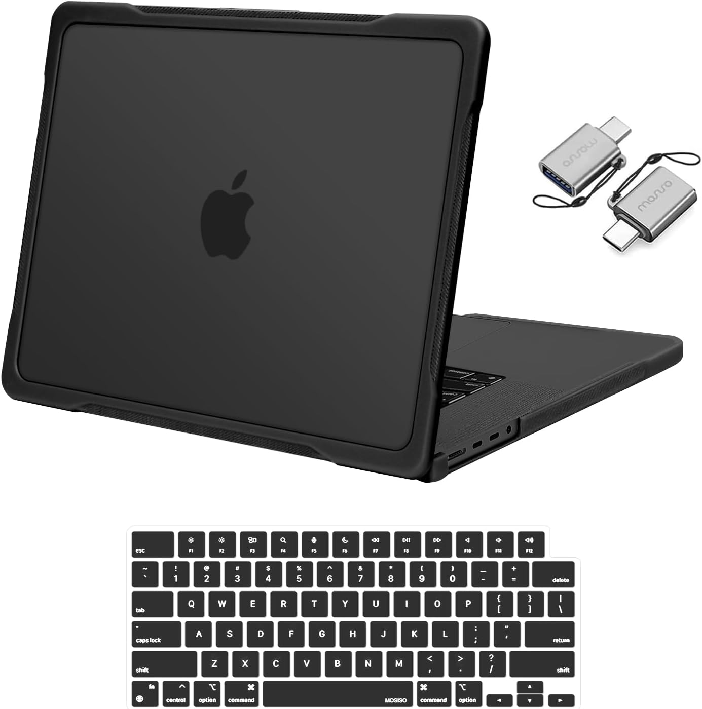 MOSISO Compatible with MacBook Pro 16 inch Case M5 2026 M4 2025 M3 M2 M1 2024-2021 A3429 A3428 A3403 A3186 A2991 A2780 A2485, 3 in 1 Kit Scratches-Resistant Protective Hard Shell Case, Khaki