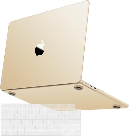 MOSISO Ultra-Thin Seamless Cover Compatible with MacBook Air 13 inch Case M2-M5 2022-2026 A3449 A3240 A3113 A2681, 2 in 1 Anti-Fingerprint Hard Shell Set