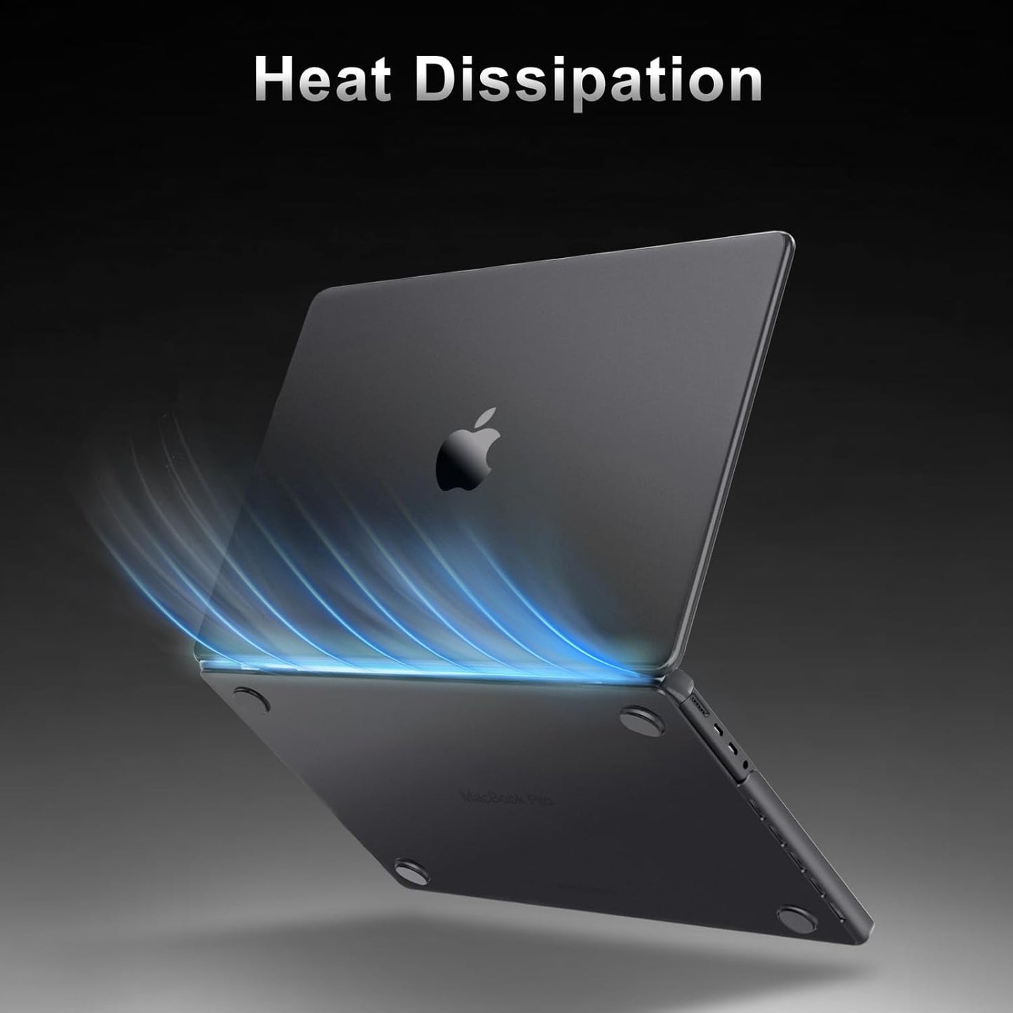 MOSISO Compatible with MacBook Pro 14 inch Case 2025-2021 M4 M3 M2 M1 A3112 A3185 A3401 A2918 A2992 A2779 A2442, Ultra-Thin Natural Original Hard Case&Keyboard Skin&Screen Film&Pouch,Space Black Clear