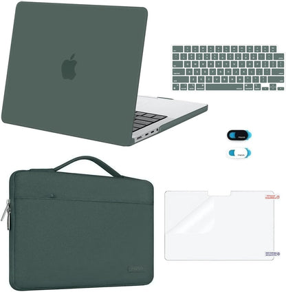 MOSISO Compatible with MacBook Pro 14 inch Case M5-M1 2026-2021 A3427 A3426 A3434 A3112 A3185 A3401 A2918 A2992 A2779 A2442, Case&Bag&Keyboard Skin&Webcam Cover&ScreenFilm
