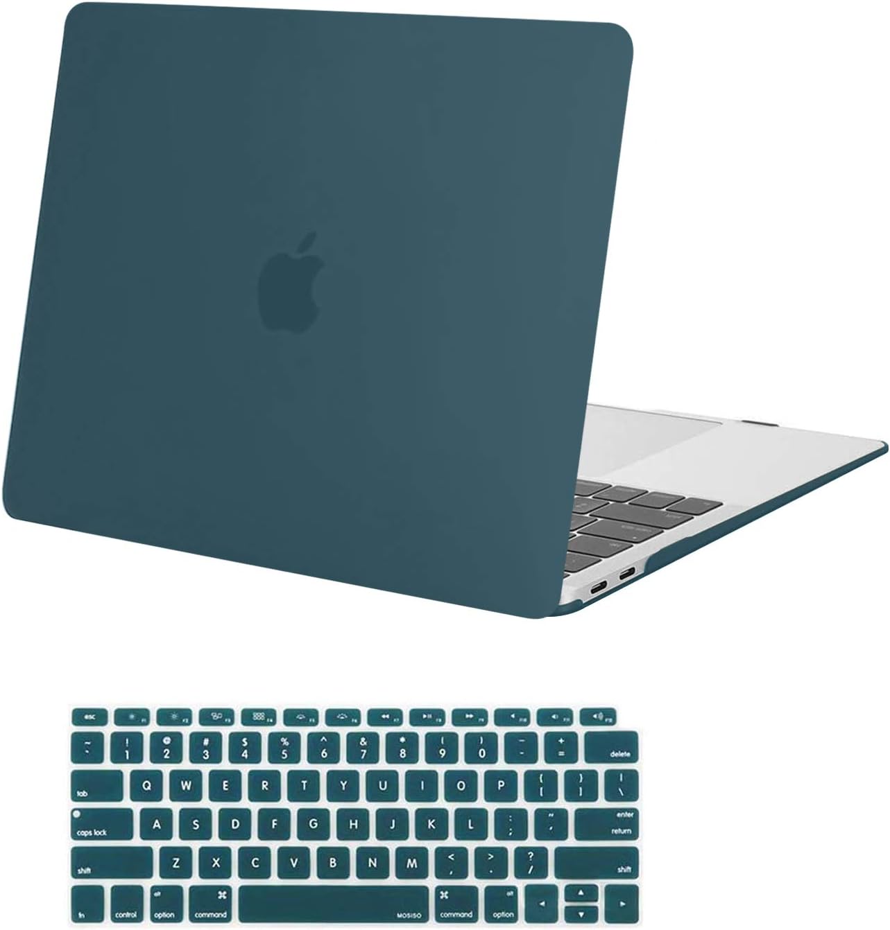MOSISO Compatible with MacBook Air 13 inch Case M1 2021 2020 2019 2018 Release A2337 A2179 A1932 Touch ID, Plastic Hard Shell Cover&Keyboard Cover for MacBook Air 13.3 inch Case M1, Transparent mysite
