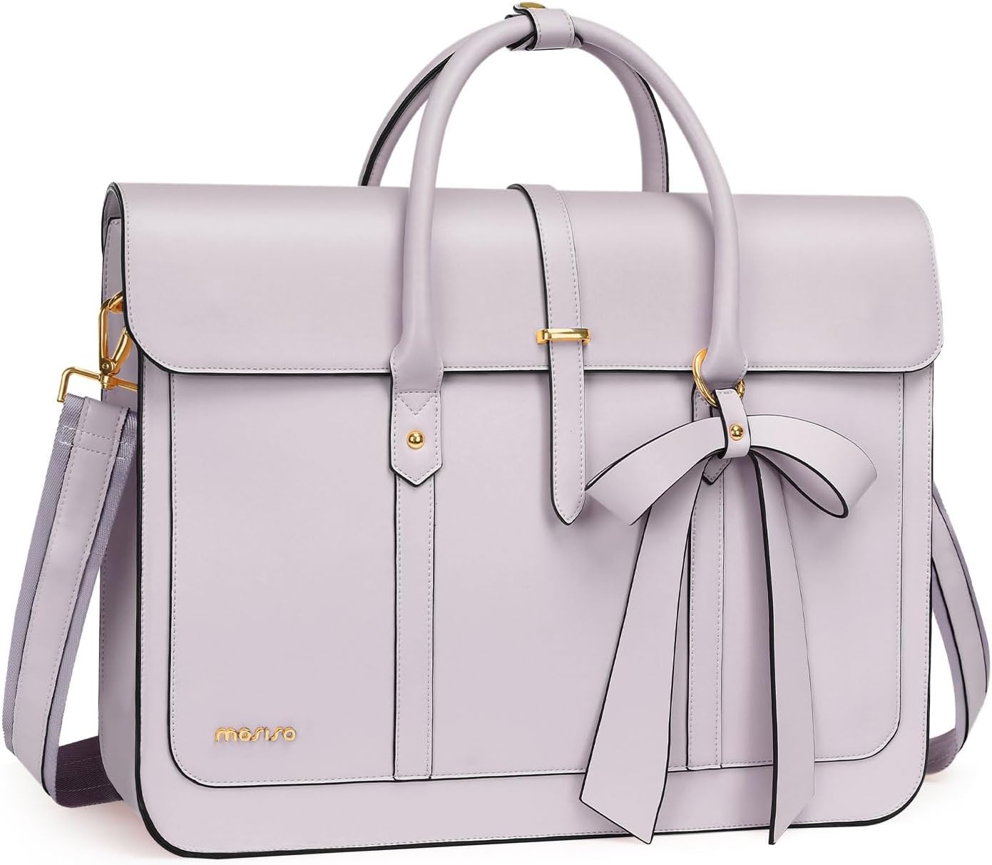 MOSISO Laptop Bag,14 16 17.3 inch PU Leather Laptop Shoulder Bags – iMosiso