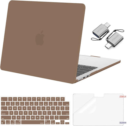 MOSISO Compatible with MacBook Air 13 inch Case M2-M5 2022-2026 A3449 A3240 A3113 A2681, 3 in 1 Heavy Duty Crack Resistant Hard Case with TPU Bumper