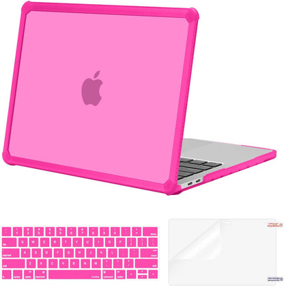 MOSISO Crack-Resistant Cover Compatible with MacBook Pro 13 inch Case M2/M1 2026-2016 A2338 A2251 A2289 A2159 A1989 A1708 A1706,Heavy Duty Shell with TPU Bumper&Keyboard Cover&ScreenFilm